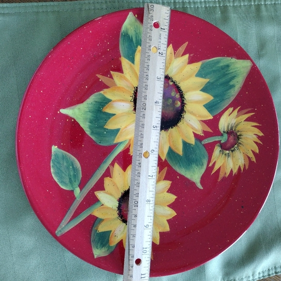 🌻 Sunflower Dinner Plate 11" - Picture 2 of 3